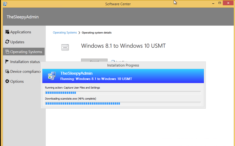 Usmt Script Migrating User Data Using USMT: MECM OSD Deployment – TheSleepyAdmins