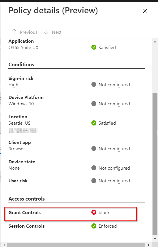 Create Azure conditional access policy with named location ...
