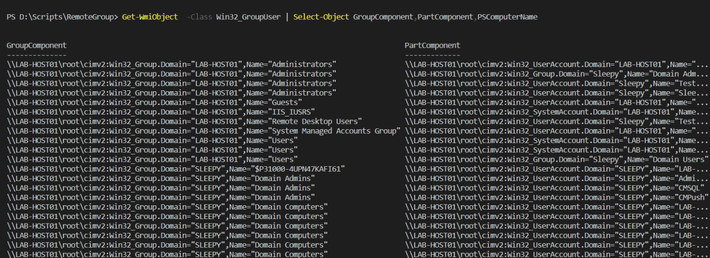 Windows Query Remote Group Membership Using PowerShell – TheSleepyAdmins