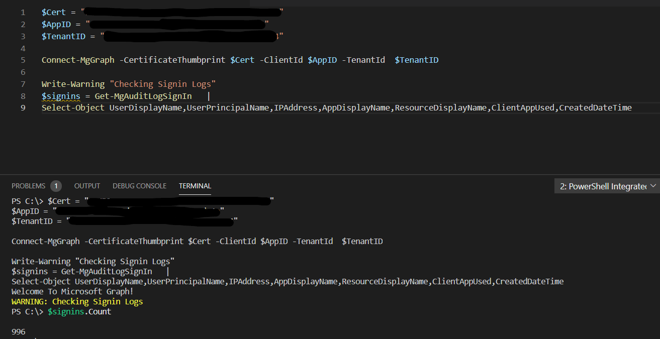 Microsoft Graph API Result Size Limit – TheSleepyAdmins
