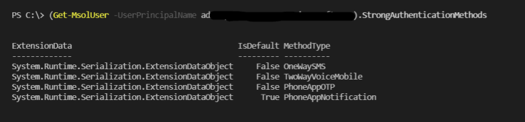 Report on users MFA status in Office 365 using PowerShell – TheSleepyAdmins