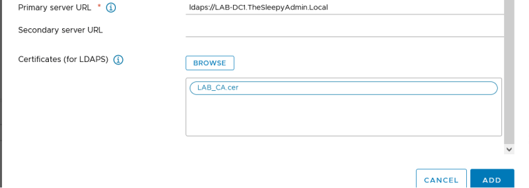 Migrate from Active Directory Integrated Windows Authentication VMware ...