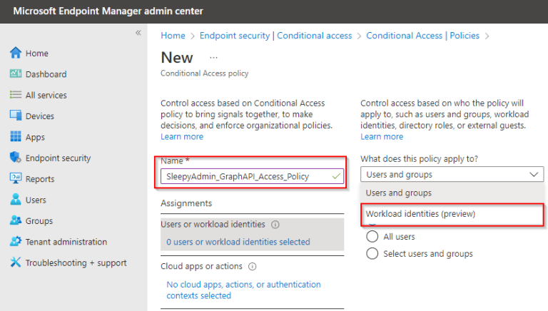 Microsoft Graph: Restrict Access Using Conditional Access Policy ...