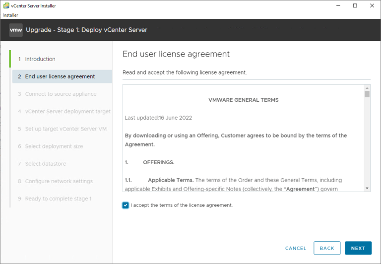 Upgrading VMware vCenter Server Appliance from 7.0 to 8.0 – TheSleepyAdmins