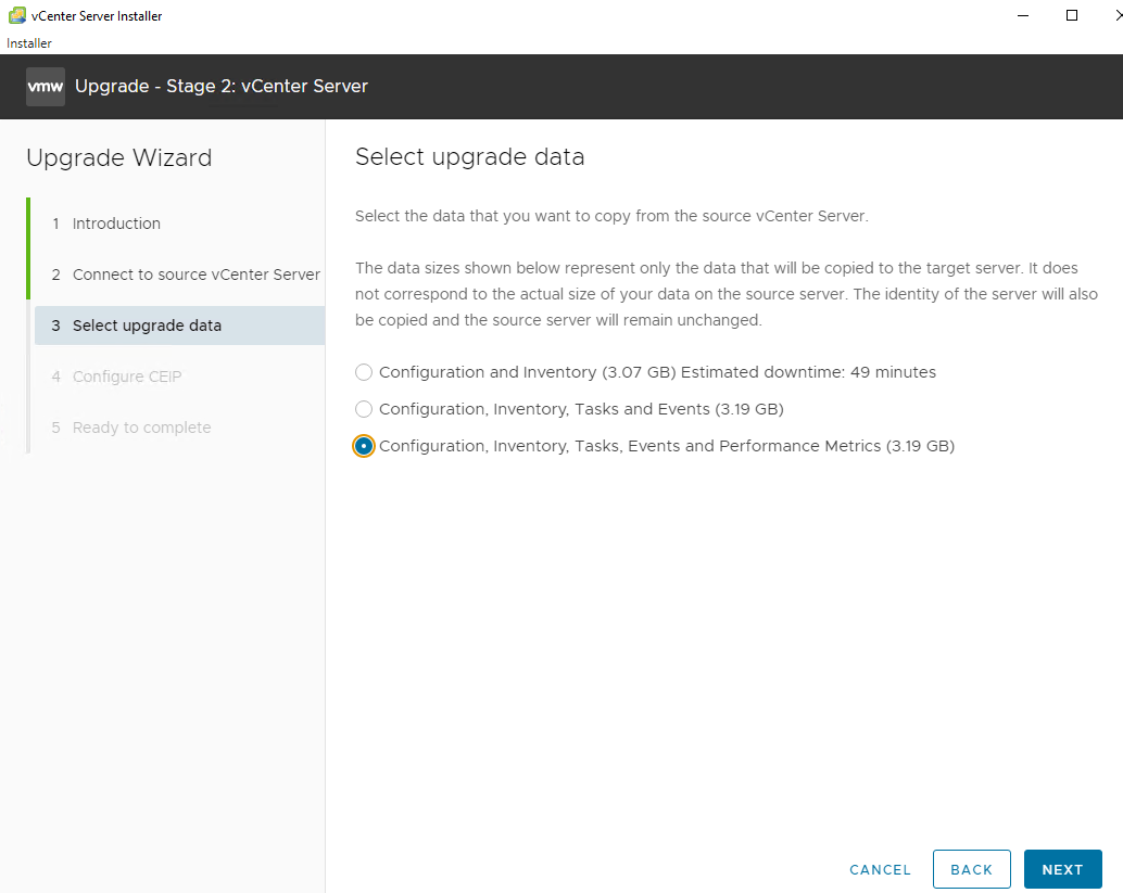 Upgrading VMware vCenter Server Appliance from 7.0 to 8.0 – TheSleepyAdmins