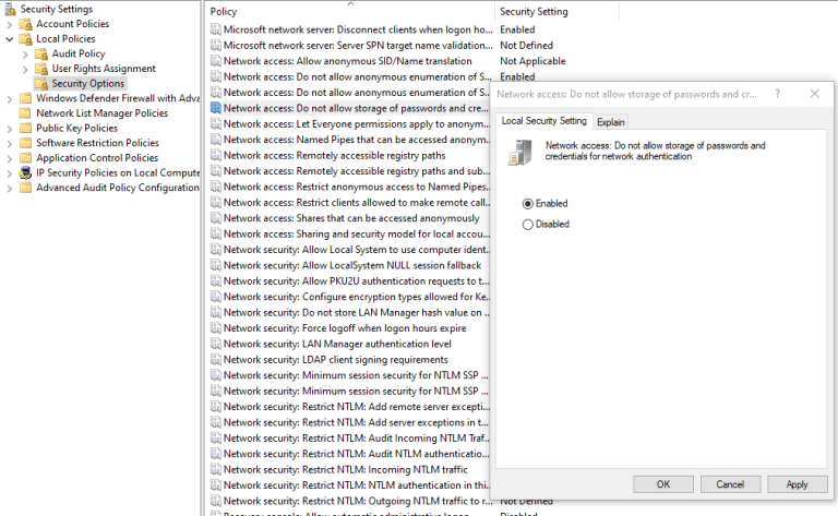 Azure FileShare: CMDKEY: Credentials cannot be saved – TheSleepyAdmins