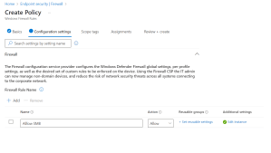 Managing Windows Defender Firewall Rules with Intune – TheSleepyAdmins
