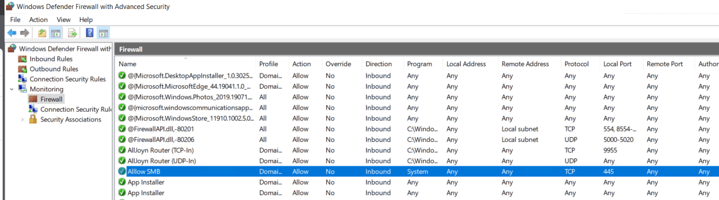 Managing Windows Defender Firewall Rules with Intune – TheSleepyAdmins