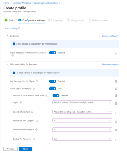 Configure Windows Hello for Business with Cloud Kerberos Trust ...